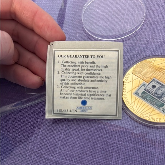 Gold and Silver Collectible Coin - Picture 2 of 5